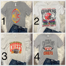  Sz M Chiefs Bella Unisex Tees - DTF Full Vivid Color Design