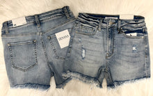  Zenana Raw Frayed Denim Shorts