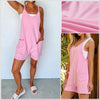 In Stock! Pocket Romper - Cotton Blend Tee Fabric