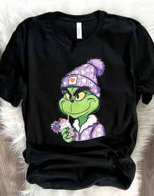  Grinch Valentine Bella Short Sleeve or Long Sleeve Tee