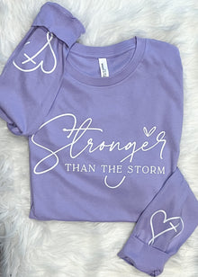  Last 1 Sz XL - Stronger Than The Storm Bella Long Sleeve Tee