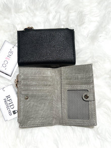  In Stock! New Arrival! Zip Top Wallet By Jen & Co - RFID Protection- Anti Theft