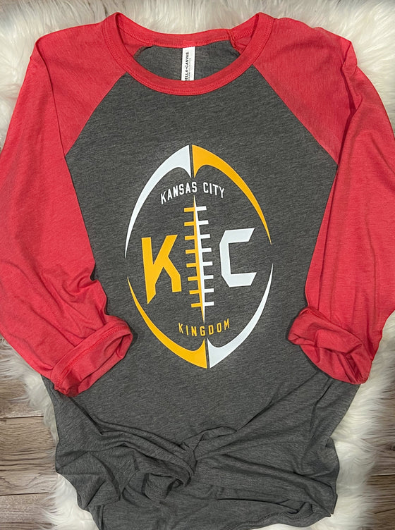 KC Kingdom Bella 3/4 Sleeve Raglan