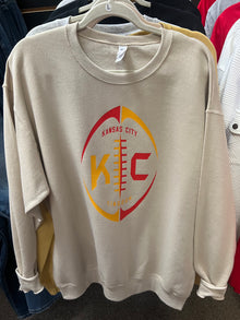  Sz L Chiefs Jerzees Crewneck Sweatshirt