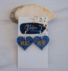  Just Arrived! 
KC Glitter Heart Hand Painted Dangle Earrings