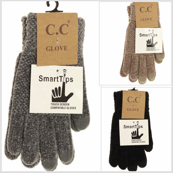 Chenille C.C Gloves