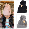 Lurex Cable Knit Pom C.C Beanie