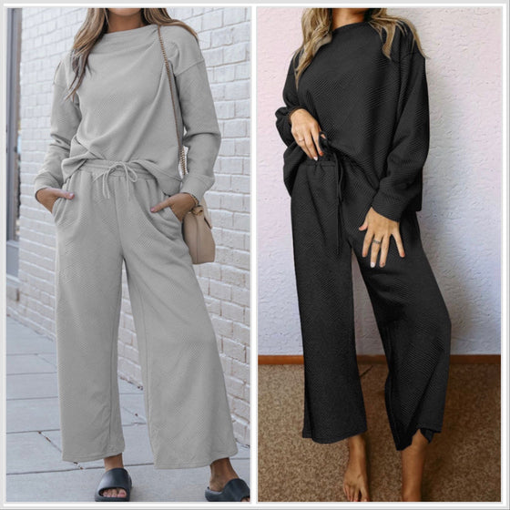 Restocked! 2pc Texture Lounge Set