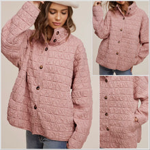  La Miel Soft Quilted Oversized Jacket