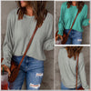 In Stock! Long Sleeve Loose Fit Knit Top