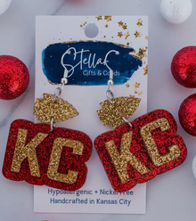  Just Arrived! KC Glitter Arrowhead Double Layer Drops