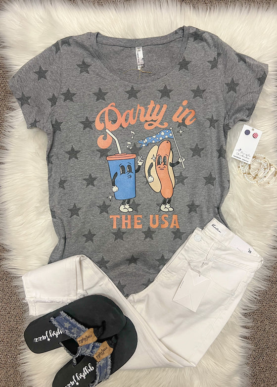 Party In The USA Star Tee