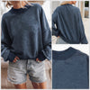 In Stock! Blue or Black Pigment Dyed Crewneck Sweatshirt