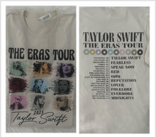  Bella Short Sleeve Taylor Swift The Eras Tour Front Back Design