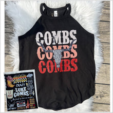  Luke Combs Tri Rocker Tank Front/Back Design