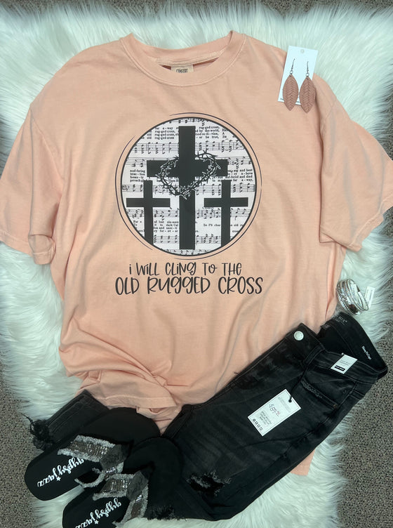 3X - Comfort Colors Old Rugged Cross