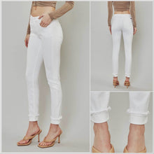  Sz 3 & 13 - Kan Can White Mid Rise Ankle Skinny