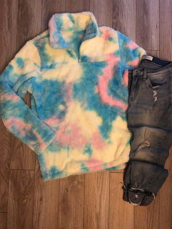 🔥HOT ITEM! Tie dye Sherpa