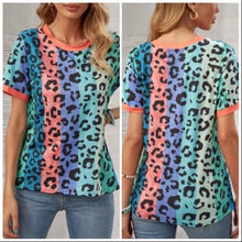  🔥 Rainbow Leopard Tee