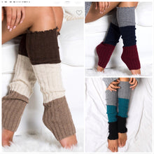  Color Block Leg Warmers