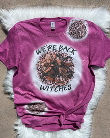  Hocus Pocus Bleached With Contrast Short Sleeve Tee