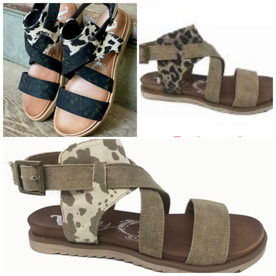 Very G Leopard & Cow Black or Tan Jayla