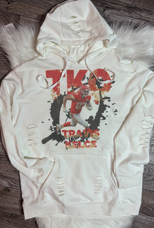  Distressed Hoodie TKO Travis Kelsey