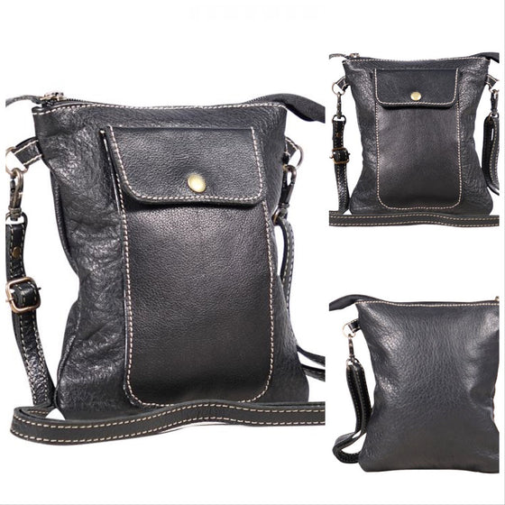 Myra Leather Gristly Charm Small & Crossbody Bag