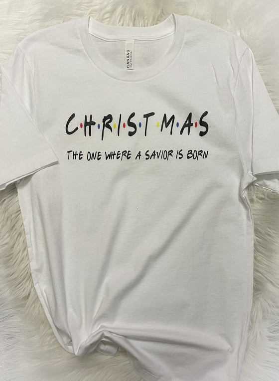 Friends Christmas Bella Short Sleeve Tee