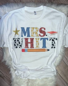  Customized Teacher Tee