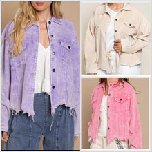  RESTOCKED! Top Selling! S-3XL POL Corduroy Jacket