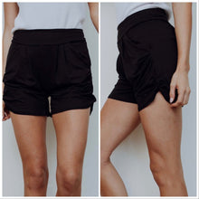  Black Butter Soft Yoga Waist Harem Shorts