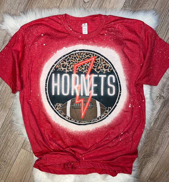 Hornets Bleached Red Tee