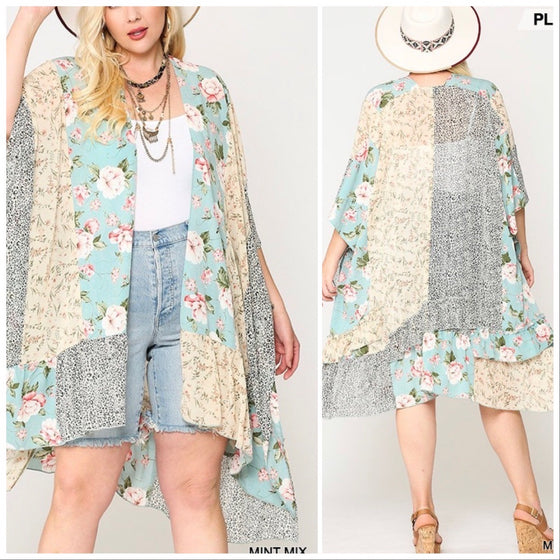 🔥 Gigio Floral Mix Kimono