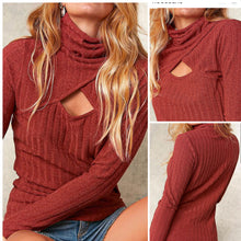  Curvy Cut Out Sweater