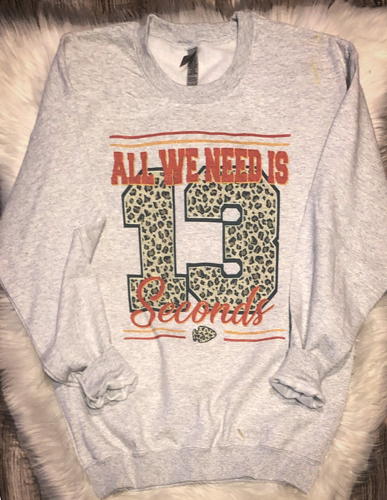 13 Seconds Crewneck Sweatshirt