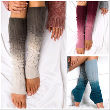  Ombre Knit Leg Warmers