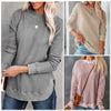 TOP Seller! RESTOCK! Pink, Sand or Gray Waffle Crew