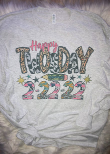  Twosday 2-22-22 Sublimation Long Sleeve Tee