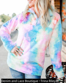  🔥HOT ITEM! Tie dye Sherpa