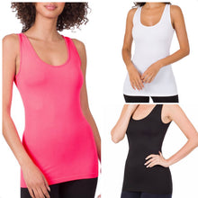  Zenana Scoop Neck  Seamless Smoothing Tank Top