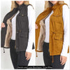 Faux Fur Lined Utility Vests