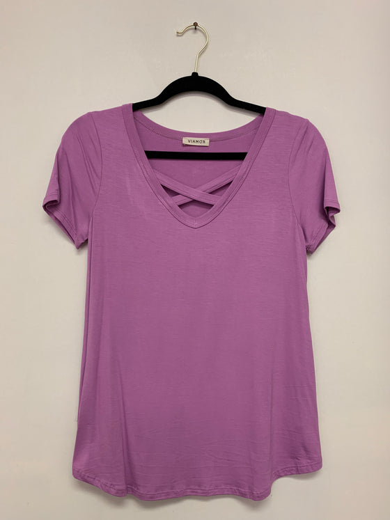 Sz S Viamor Lilac Swing Tee