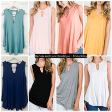  S-3X in select colors! Lovely Melody Keyhole Swing Tank