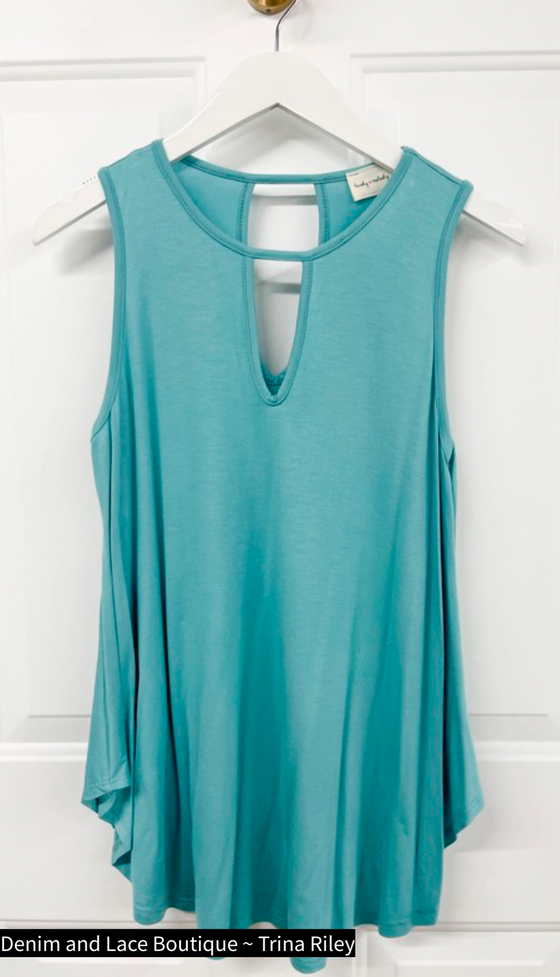 S-3X in select colors! Lovely Melody Keyhole Swing Tank