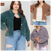 RESTOCKED! Top Selling! S-3XL POL Corduroy Jacket