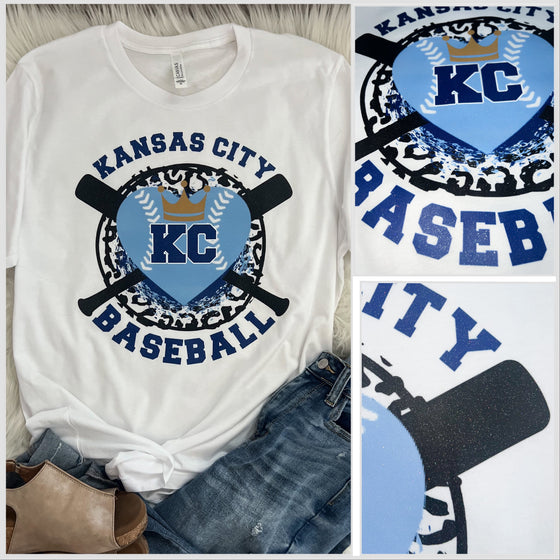 Royals Bella Short Sleeve-Glitter Effect!