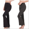 2XL& 3XL! 2 Colors - RESTOCKED Zenana Wide Waist Yoga Flare Pant