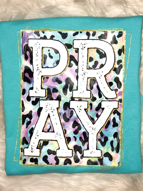 Comfort Colors Long Sleeve Pray Leopard