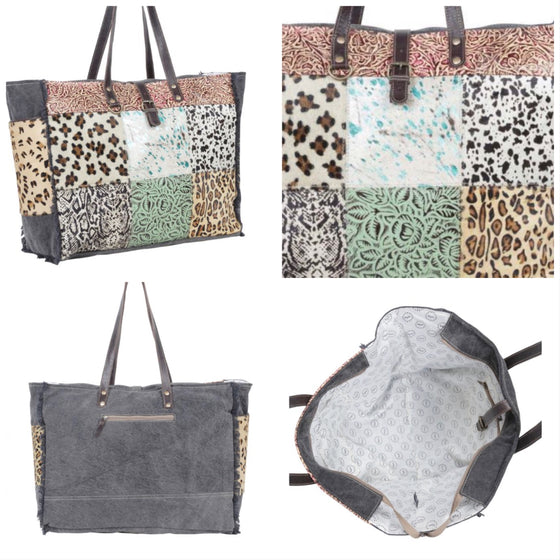 Restocked! Myra Lambent Canvas & Hairon Bag